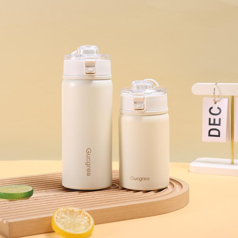 316 Stainless Steel Thermos Cup Tea Classification Vacuum Portable Bouncing Cup Outdoor Portable Accompanying Cup