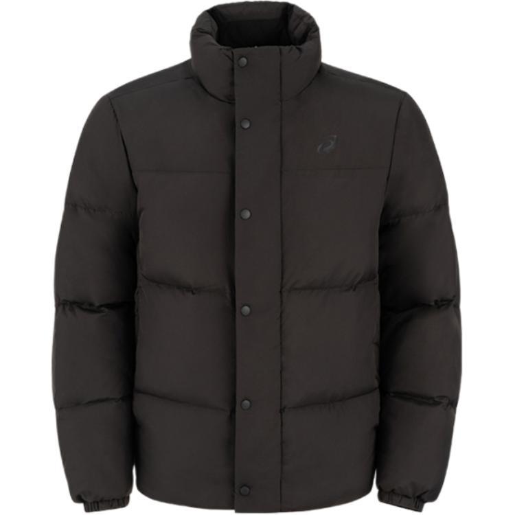 

ASICS Warm And Comfortable Solid Color Duck Down Stand Collar Long Sleeve Down Jacket Men outerwear 2031F505-001 2XL