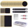 Bicycle Tire Repair Tool Rubber Puncture Patches No Glue Bicycle Inner Tube Puncture Repair Tools Mountain Bike Accessories