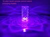 Modern Glass Crystal Table Lamp LED Rose Lights Indoor Lighting for Bedside Table LED Touch Control Night Light LED Desk Lamp