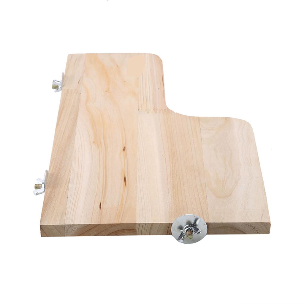 L Shaped Wooden Springboard for Small Pet Wood Stand Platform Toy Wood Jumping Climbing Springboard for Hamster Squirrel