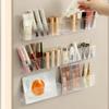 Waterproof Mirror Cabinet Organizer Wall Mounted Bathroom Storage Plastic Shelf For Cosmetics Space Efficient