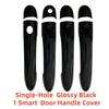 Carbon Car Accessory Door Handle Cover Trim Paste Style 2005 2006 2007 2008 2009 2010 2011 2012 Chrome For Renault Clio MK3