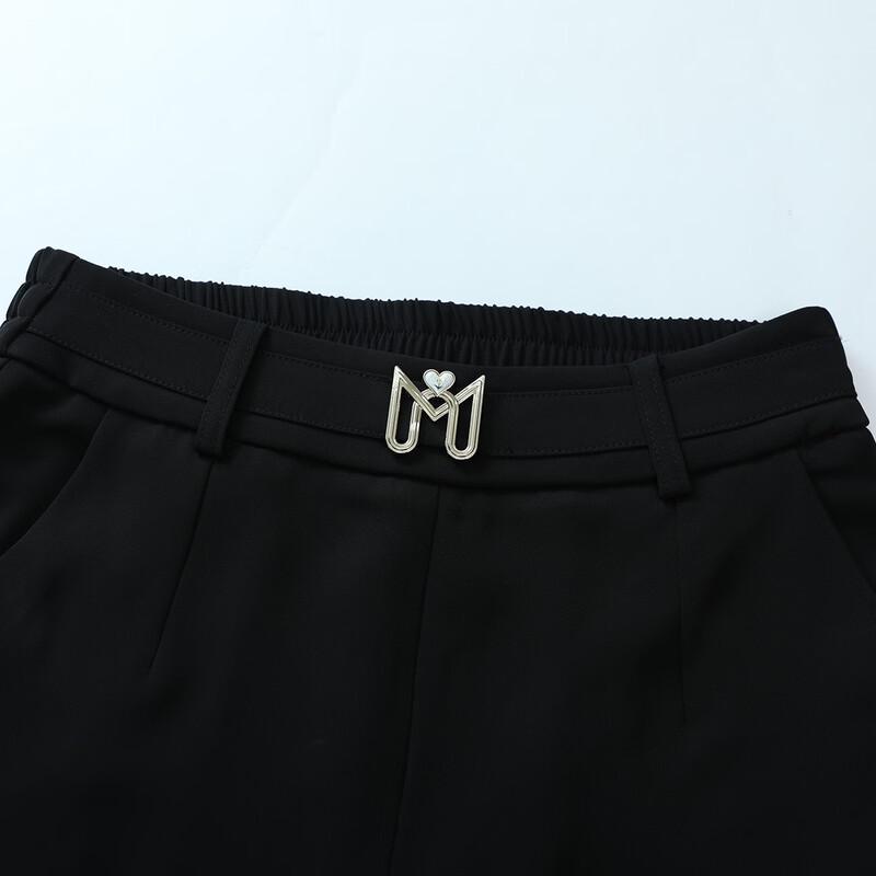 Pasiter Women's Elastic Straight-Leg Casual Pants