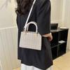 Spring New Fashion Simple Bag Women's Woven Handbag Shoulder Bag Retro Messenger Bag