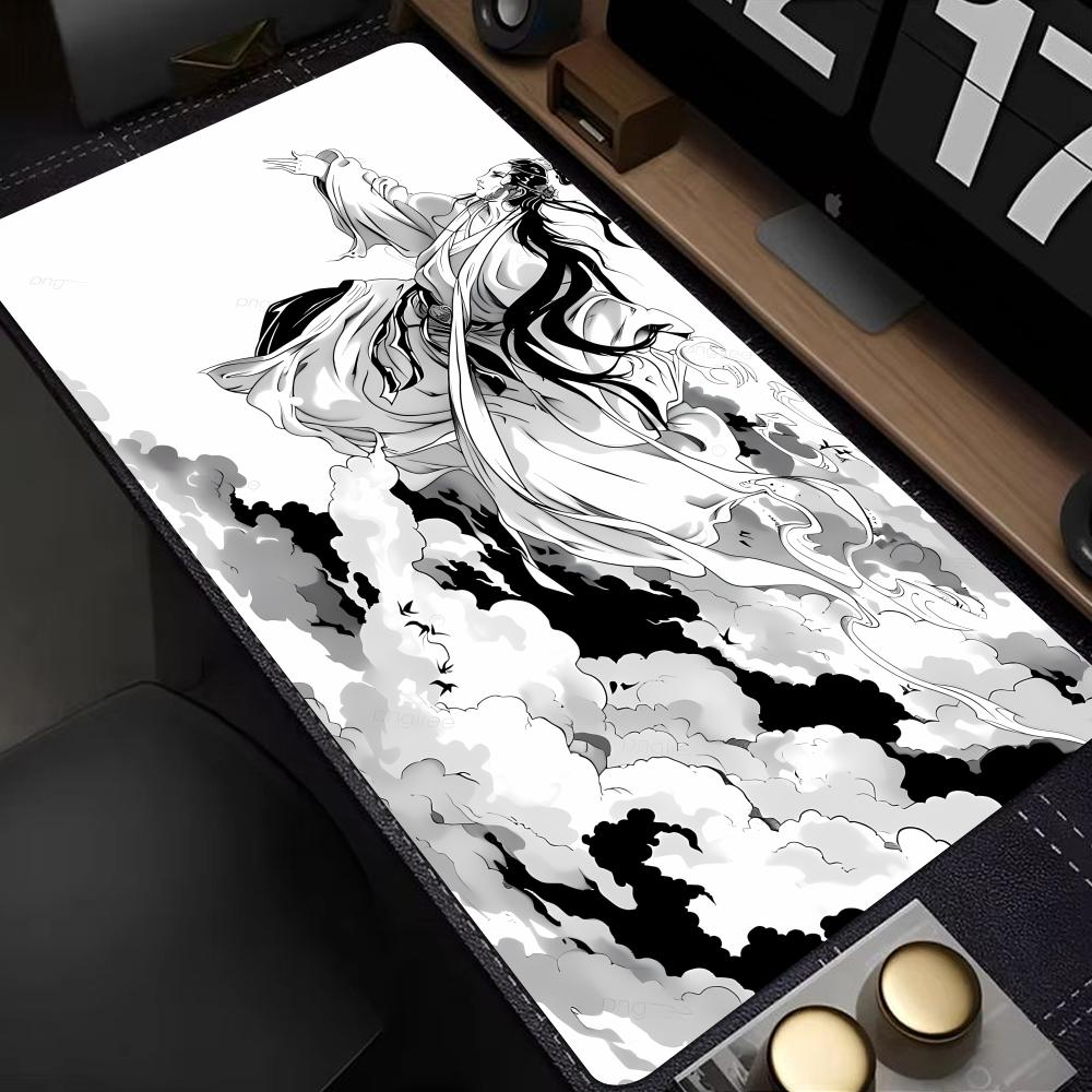 National Style Portrait Mouse Pad Mouse Pad XXL Gaming Accessories Office Gamer Keyboard Desk Mat NonSlip Laptop Large Mousepad