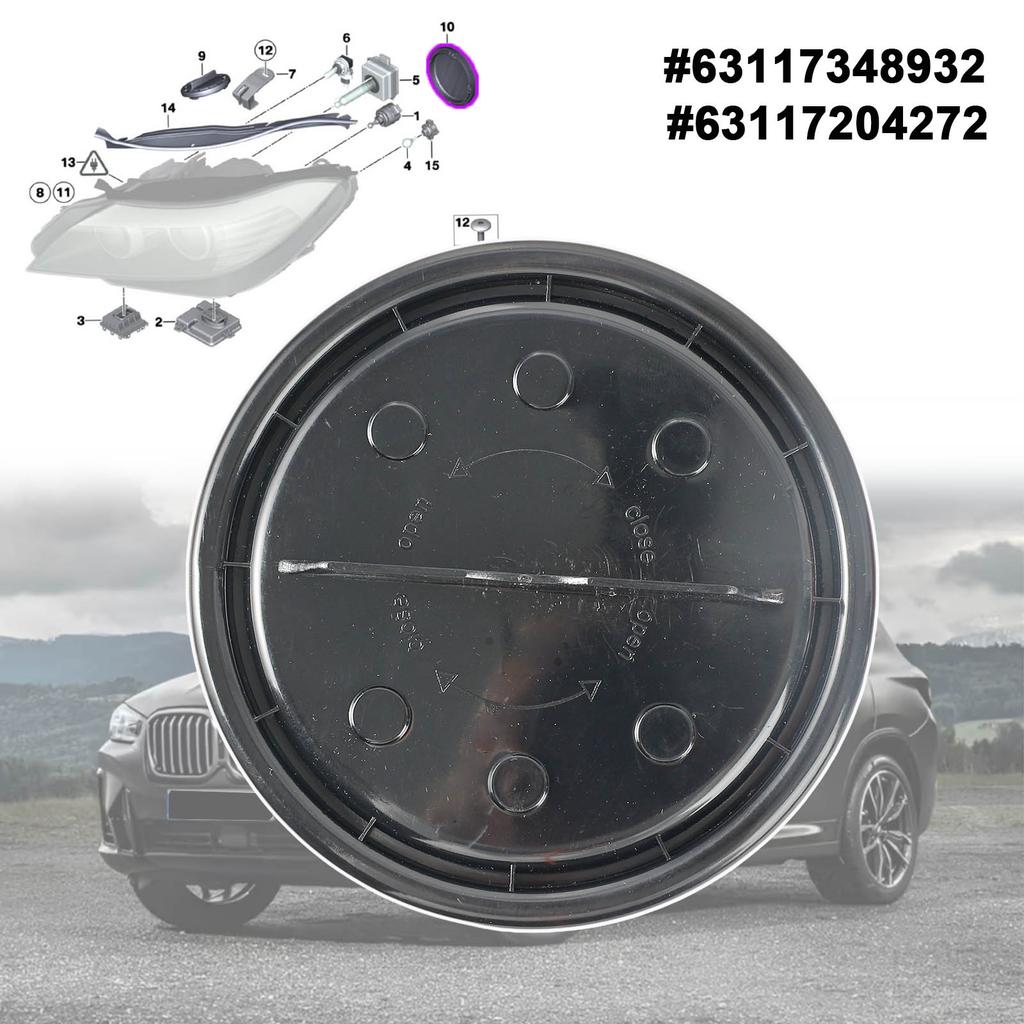 63117348932 63117204272 Kryt zadní části světlometu pro potkávací světlo Pro BMW 1 5 X5 X6 F20 F21 F10 F07 E60 Mercedes-Benz CLK CLS E GL ML