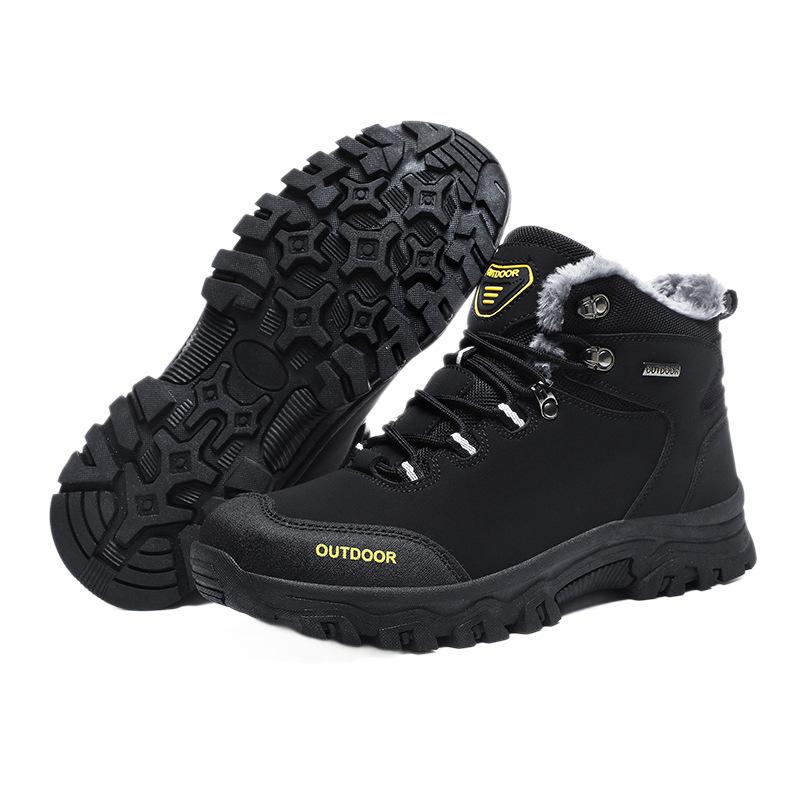 Herbst- und Winter wasserdichte, rutschfeste und stoßdämpfende Damen Outdoor-Freizeit-Wanderschuhe Herren-Wanderschuhe Schneestiefel