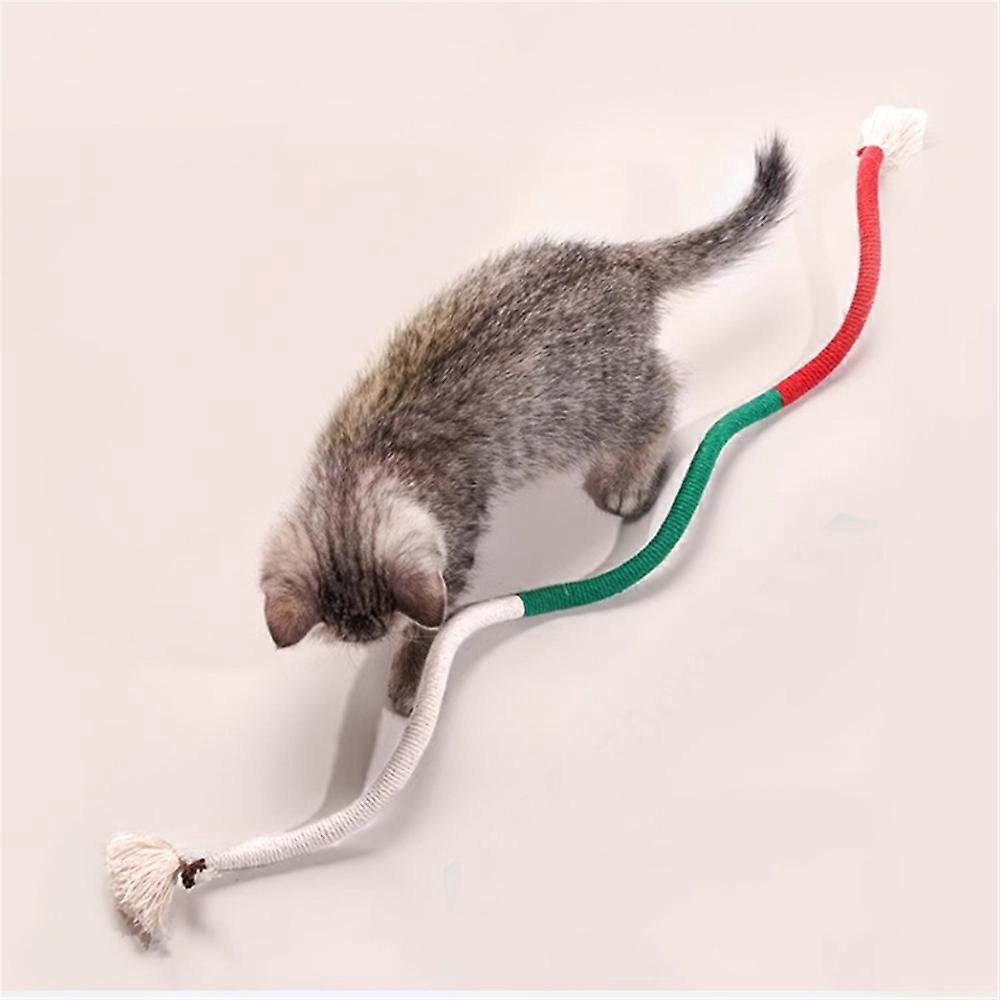 Sisal Rope Cat Toys 3 Pack Anti-Bite Catnip Toys Cat Toys for Bored Indoor Cats Safe Teeth Cleaning Chew Cat Toys Interactive Cat Kick Toys for Indoor