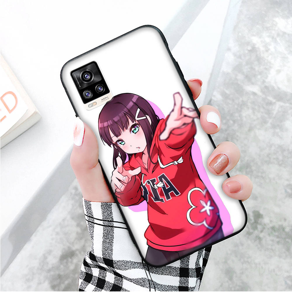 Black Case for Xiaomi Redmi 13C Note 9 iPhone XR 7 8 14 15 11 12 13 X XS Pro Max Samsung A25 S23 S24 FE Ultra Plus Dia Kurosawa