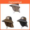 Summer Wide Brim Fisherman Hat With Breathable Nylon Material For Outdoor Activities And Travel
