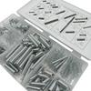 200PCS Spring Assortment Set With Box Compression Extension Springs For Repairs Coil Spring Tension Spring Pressure Kit 20 Sizes