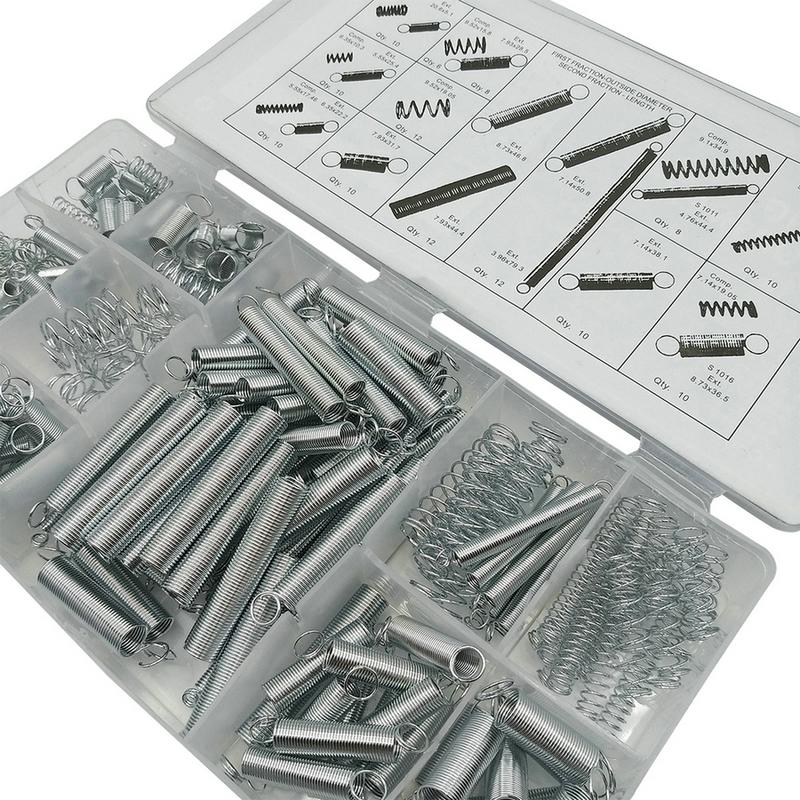 200PCS Spring Assortment Set With Box Compression Extension Springs For Repairs Coil Spring Tension Spring Pressure Kit 20 Sizes Other