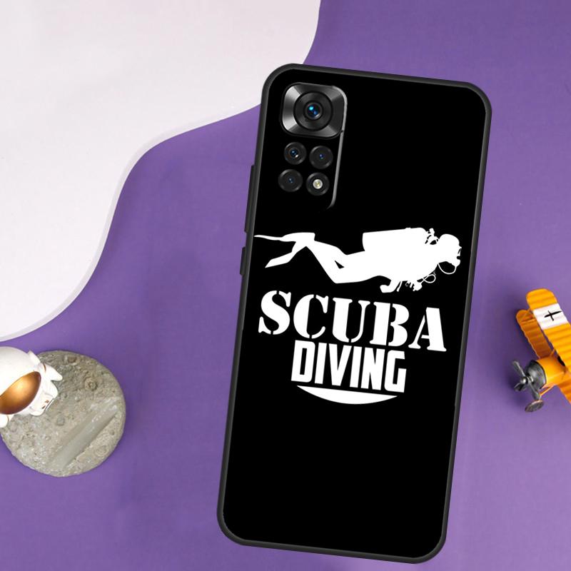 Scuba Diving Quote Case For Xiaomi Redmi Note 13 Pro 14 12 9 10 11 Pro 10S 11S 12S Redmi 10C 13C 14C 12C Cover