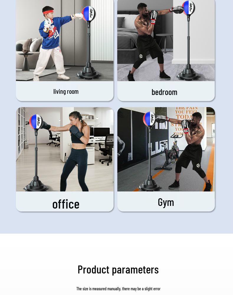Home Boxing Trainer: Speed Bag & Reaction Ball for Adults and Kids