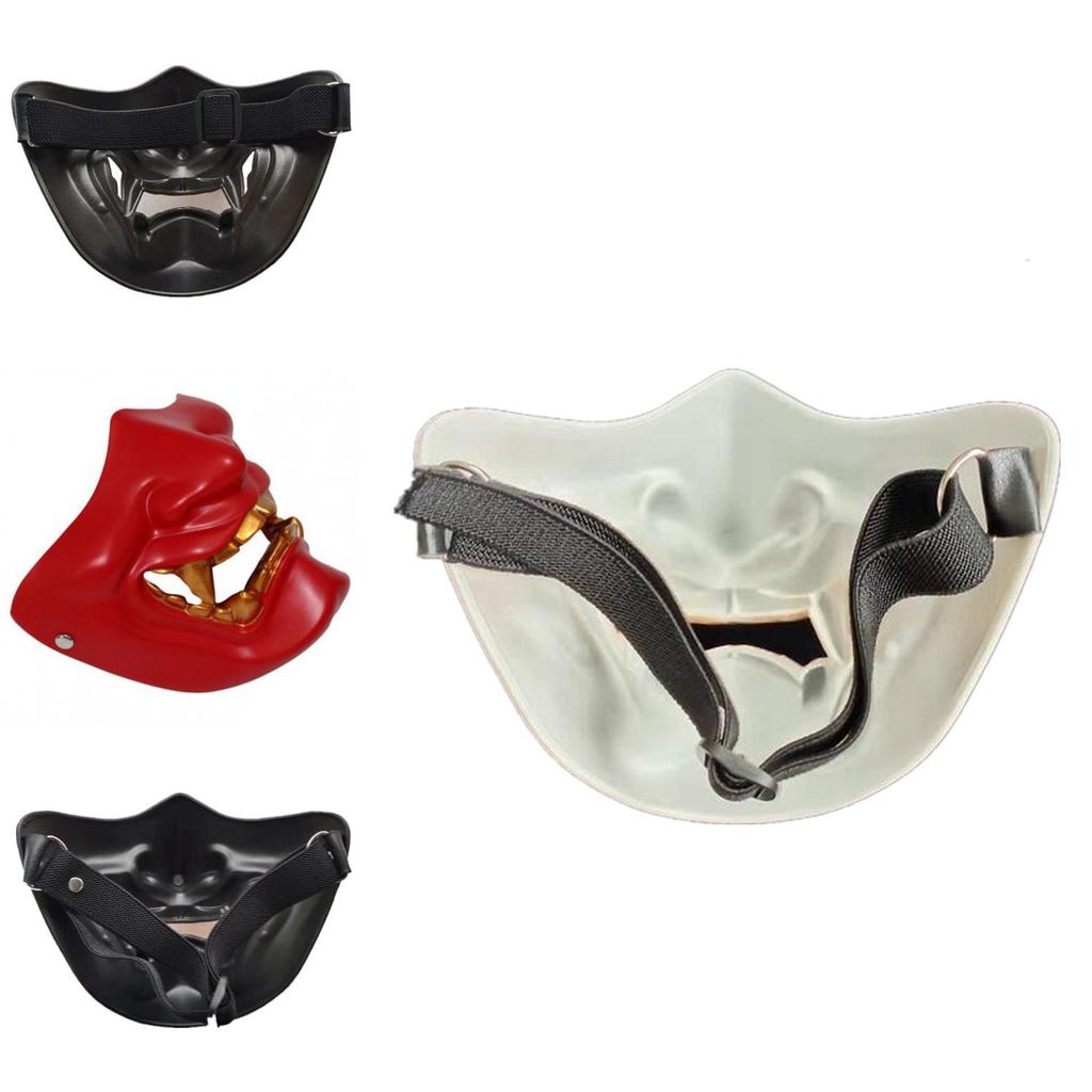 Prajna Face Mask For Carnival Resin Construction With Spooky Design For Event Use