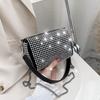 Small bag women's new messenger bag bright diamond flow fashion chain large capacity handbag shoulder bag