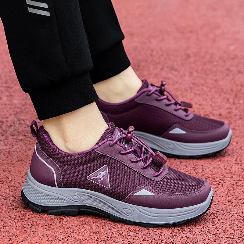 Warm, Non-Slip Walking and Running Shoes for Middle-aged and Elderly