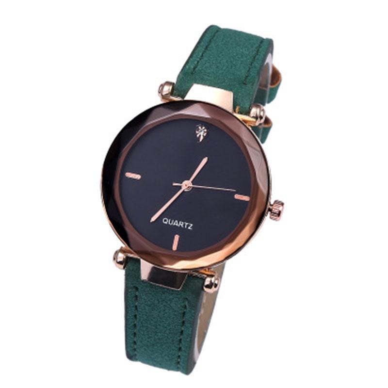 Stylish Ladies' Round Dial Wrist Watch With Chic Design And Adjustable Pin Buckle