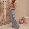 Jumpsuits For Women Sleeveless Spaghetti Strap Womens Jumpsuit Wide Leg With Pockets