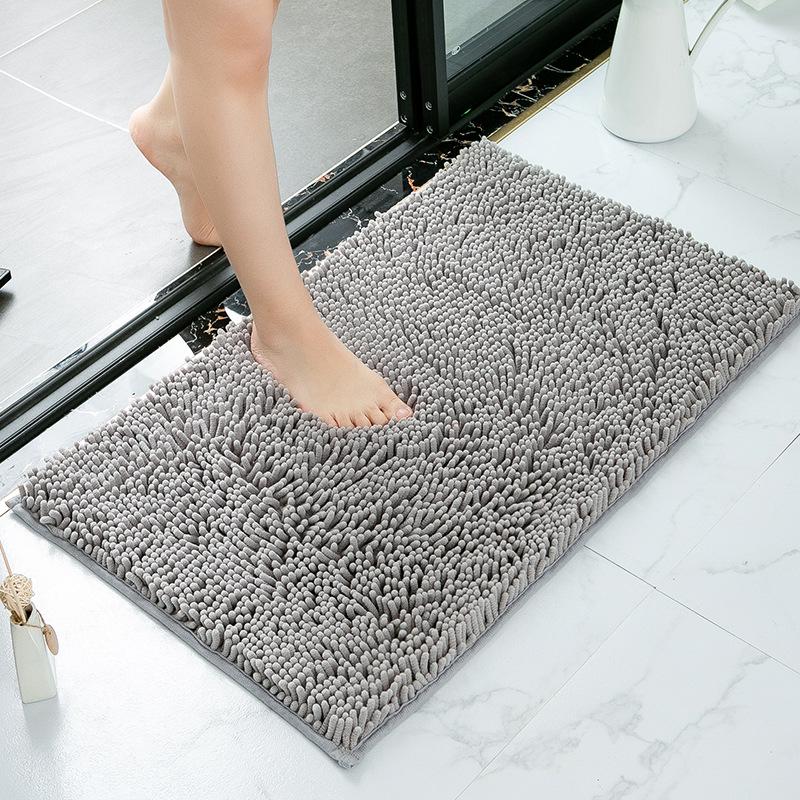 Chenille Plush Absorbent Floor Mat - Oil-Absorbing Kitchen & Home Cushion Carpet