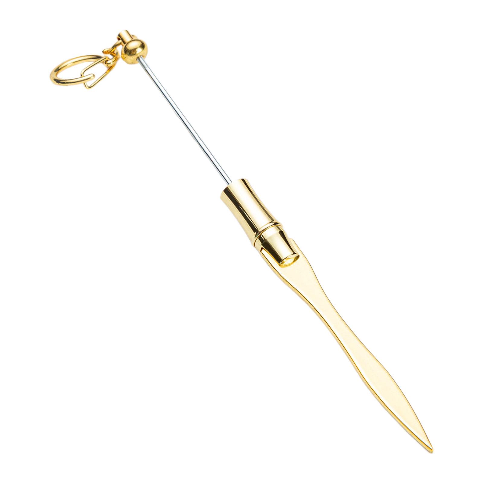 

Открывалка для писем с бисером Открывалка для конвертов с бисером для студентов Металлический открывалка для писем с зажимом для брелка Резак для конвертов 2