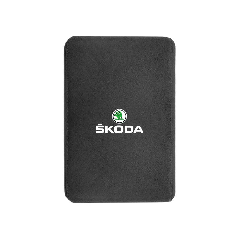 Auto Innen Armlehnenbox Matte Mittelkonsolen Zubehör Für Skoda Octavia Superb Kodiaq Rapid Karoq Fabia Yeti Kamiq Enyaq Scala