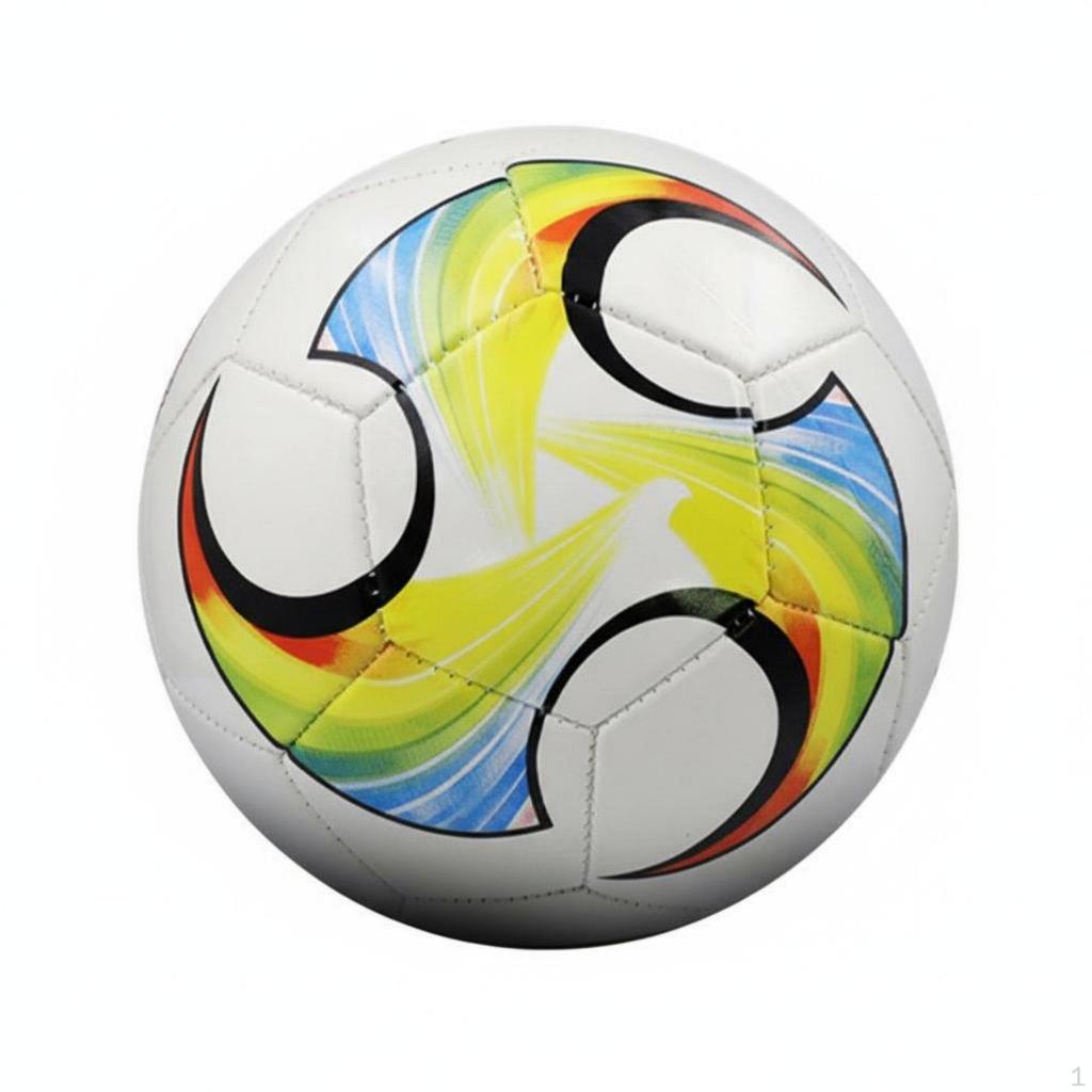 Klassischer Schwarz-Weißer Fußball Offizielle Größe & Gewicht Maschinengenähte Konstruktion