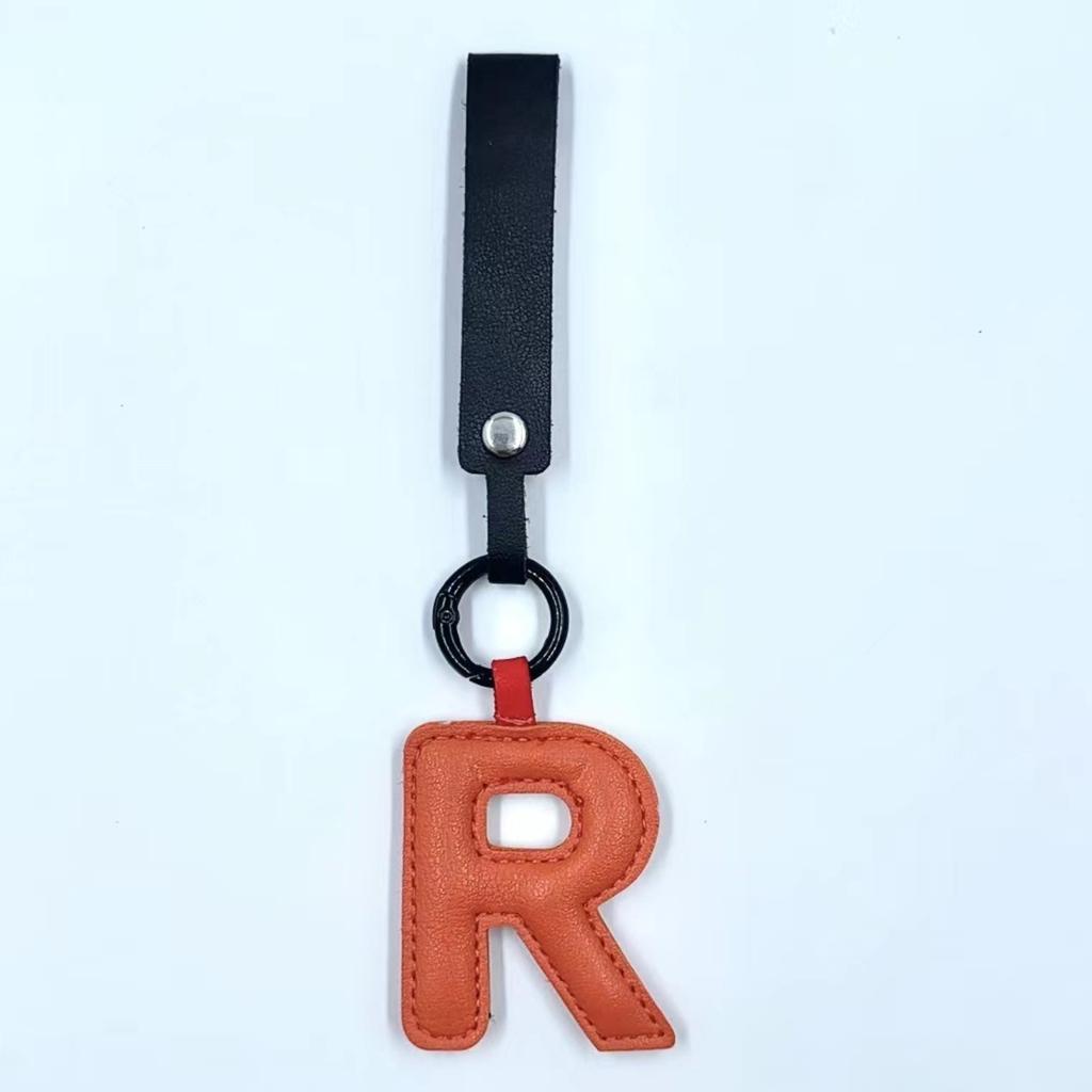 Porte-clés Lettre en Cuir Charme de Sac