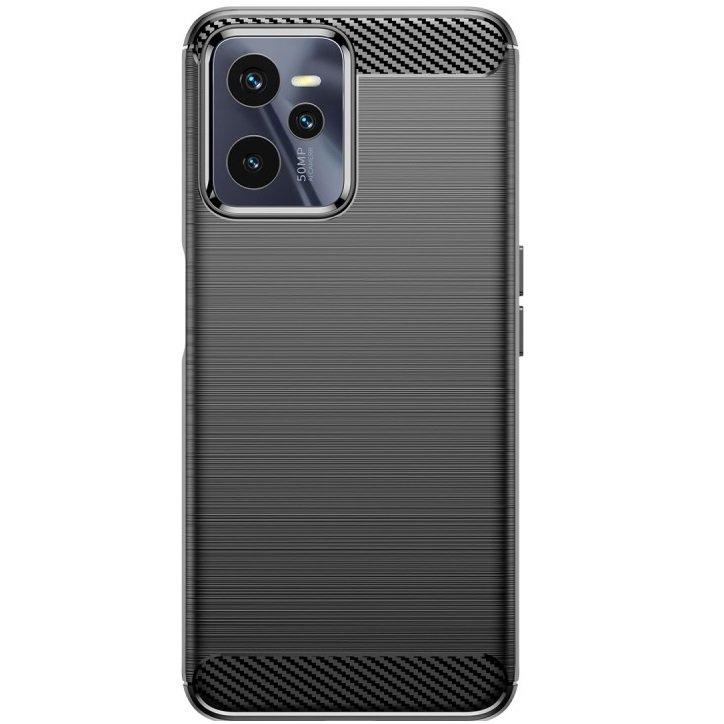 Case for Realme C35, Karbon, Black