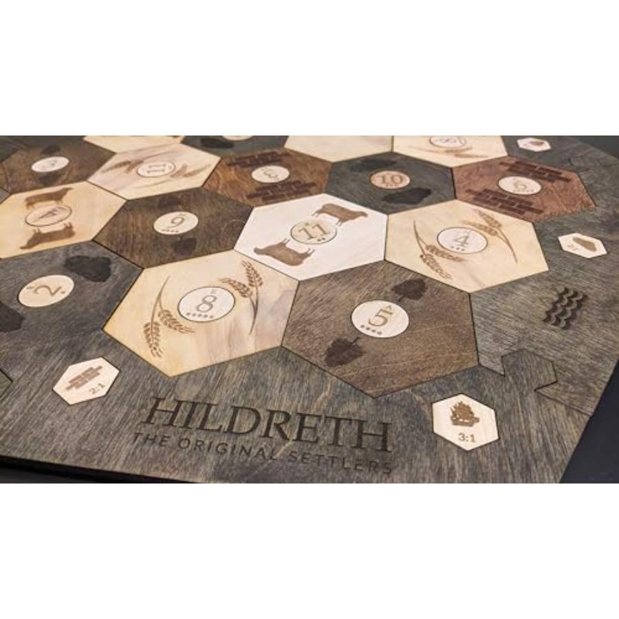 

Personalized Wood Settler Game Board with Expansion Pack and Shelf Rack for 26 Players Includes Main Board Expansion Pack and S United States