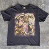 Salamander Full Moon Shirt, Vintage Amphibian Graphic Tee, Retro Forest Reptile Apparel