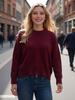 009 Women's Knitted Sweater: European & American Autumn/Winter, Round Neck, Loose Fit, Cross-border, New Arrival