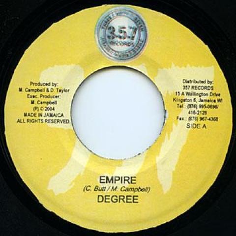 

7inch Record GENERAL DEGREE / RAZOR - Empire / Workings 357 Records 2004 Jamaica Reggae, Ska & Dub
