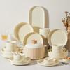 Gobos Cream Style Ceramic Dinnerware Set