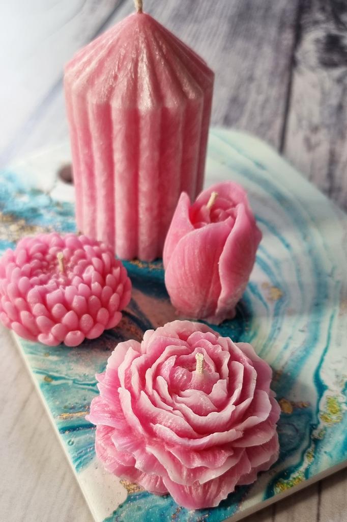 Aroma Candles, Set of Handmade Candles NWN-124 NeedleWoman   Red Viburnum (76681016)