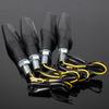 4pcs Universal 12LED Motorcycle ATV Turn Signal Indicator Light Blinker Amber