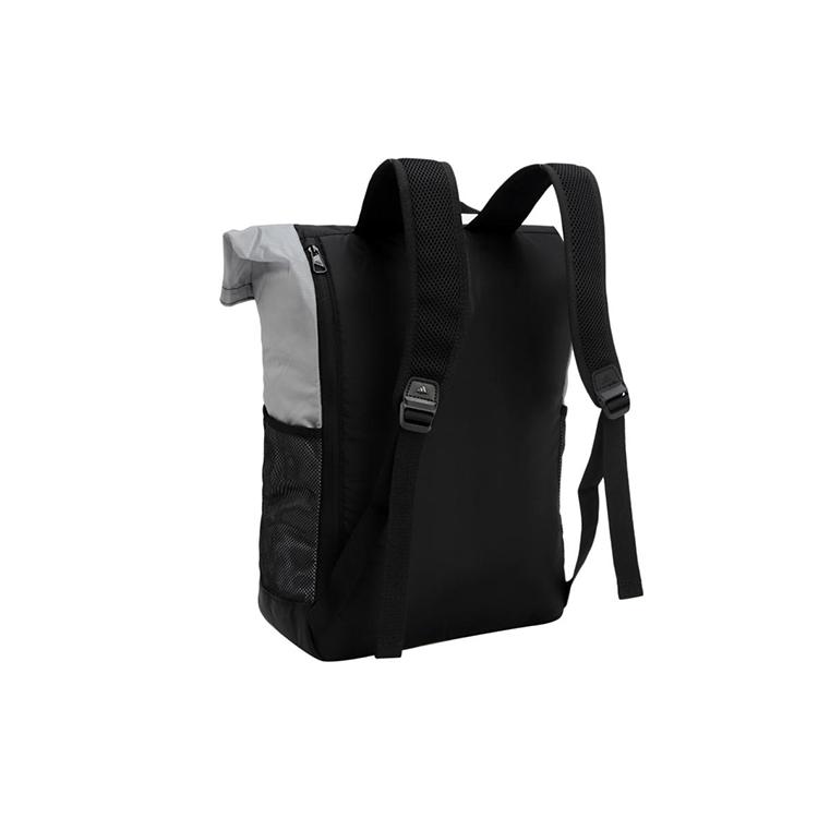 New Adidas Polyester Handbag, Laptop Bag, Backpack Regular Unisex Black Gray Patchwork GL0894
