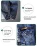 Men’s Vintage Washed Denim Jacket - Casual Spring/Autumn Versatile Top
