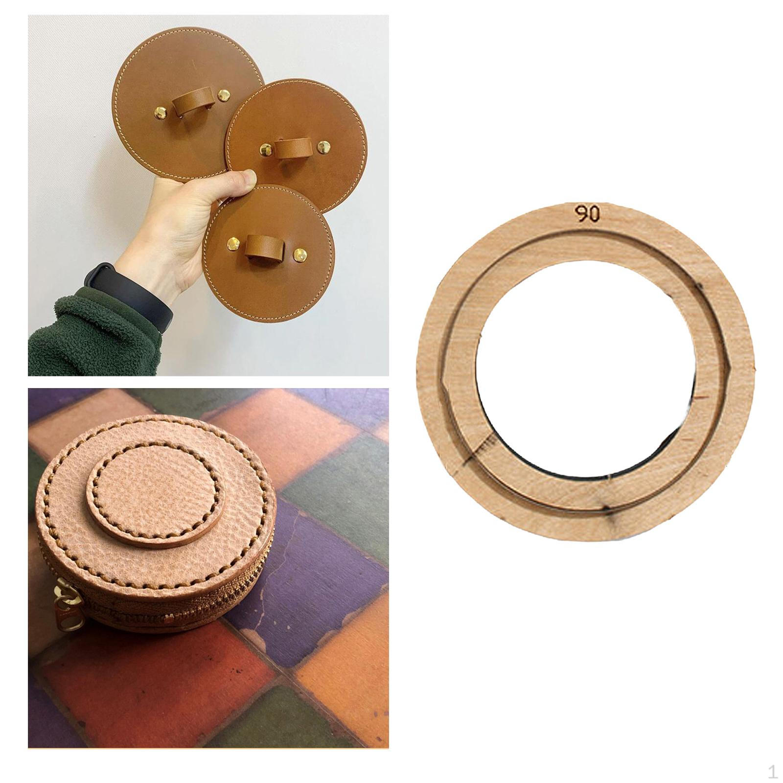 

Cutting Dies Leather for Cutter Steel Punch Set Circles Tools Handmade Craft 90mm