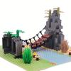Drawbridge Set Mountain Bridge Stone Classic MOC Bricks Accessories Constructor Building Blocks Parts 6083 23996 63141