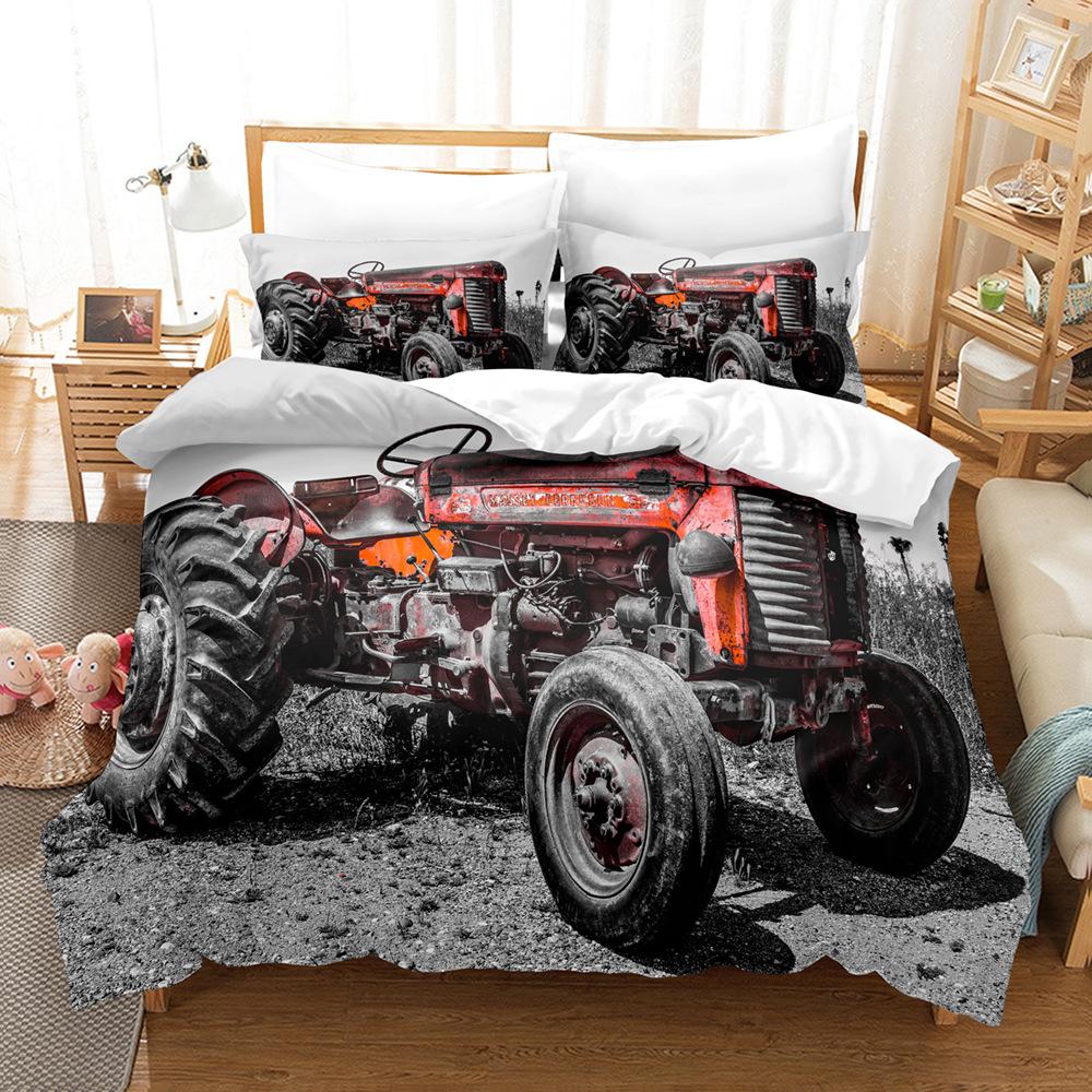 Fashion Technology Printing, 3D Digital Printing, Bedding, Duvet Covers, Pillowcases, Three-piece Sets