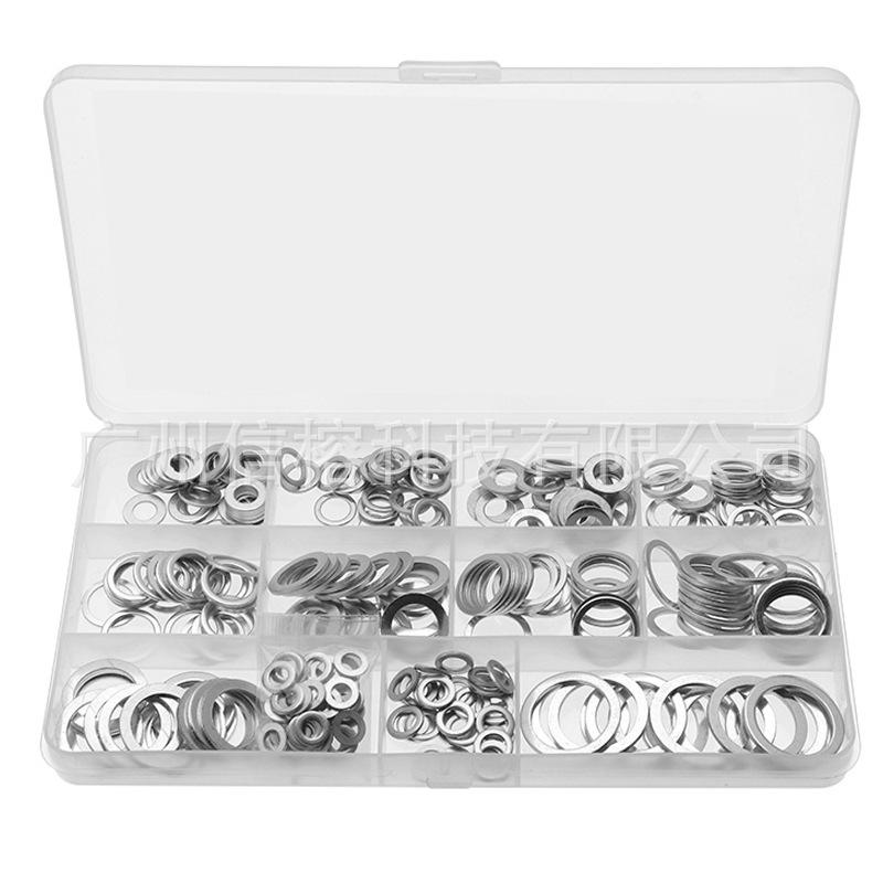 320-teiliges Hochtemperatur-, Korrosionsbeständiges Aluminium-Unterlegscheiben- und O-Ring-Set