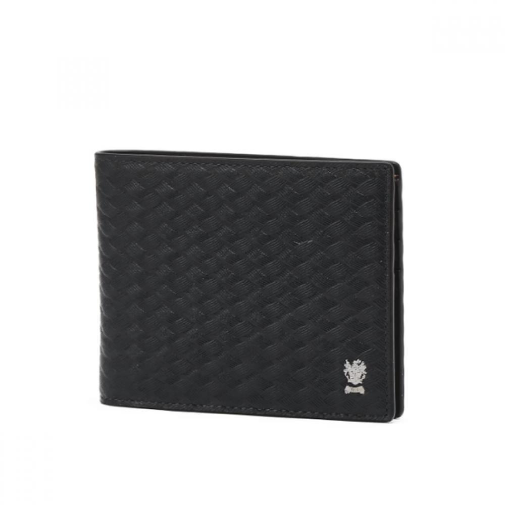 

Daks Navy Leather Wallet Weave Pattern Dbwa5e860n2 Single option