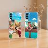 One Ace Pieces Luffy Zoro Phone Case For SamsungA10,12,20,21S,30,31,40,50,51,52,70,71 Transparent Cover