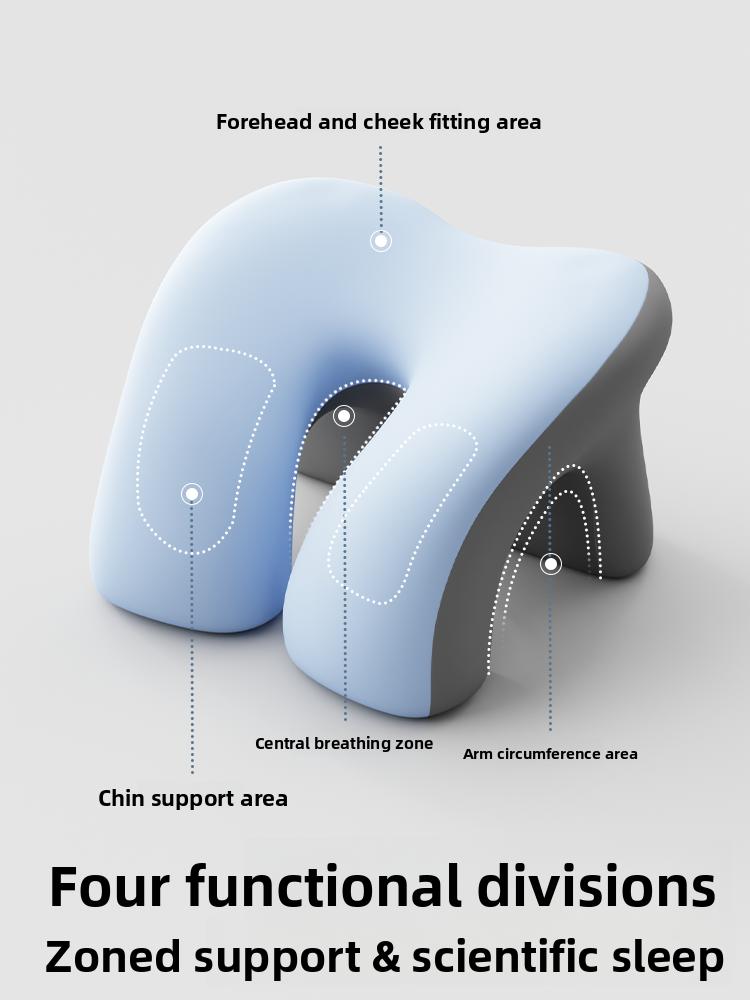 Office Nap Pillow for Adults, Students & Kids - Ergonomic Kneeling Hug Pillow for Desk Sleeping,