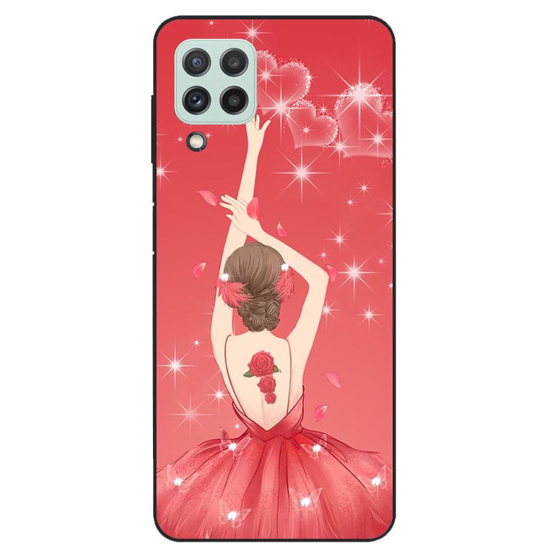 Für Samsung Galaxy M22 M32 4G Hülle Telefonrückseite Für Samsung M22 Weiche Hülle Für Samsung M32 4G M 22 32 Silikonstoßstange 6,4 Zoll