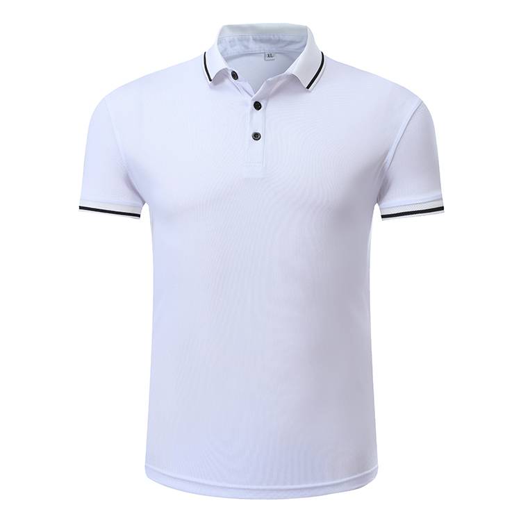 XBLH 1819 180g Pärlförsedd Tencel Bomull Omvänd Krage POLO