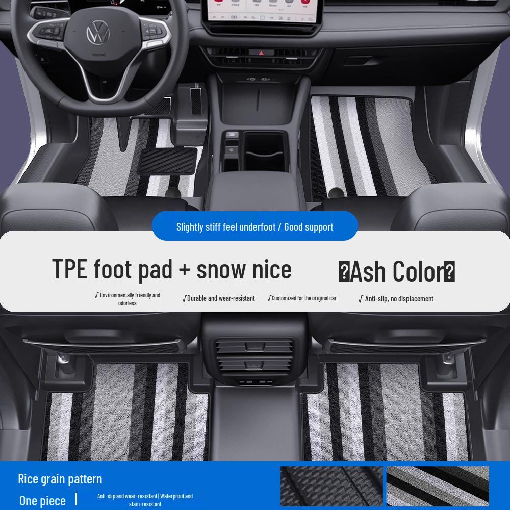 Volkswagen ID3/ID4/ID6/ID7 Polo CC Beetle TPE Full Coverage Car Mats & Door Sill