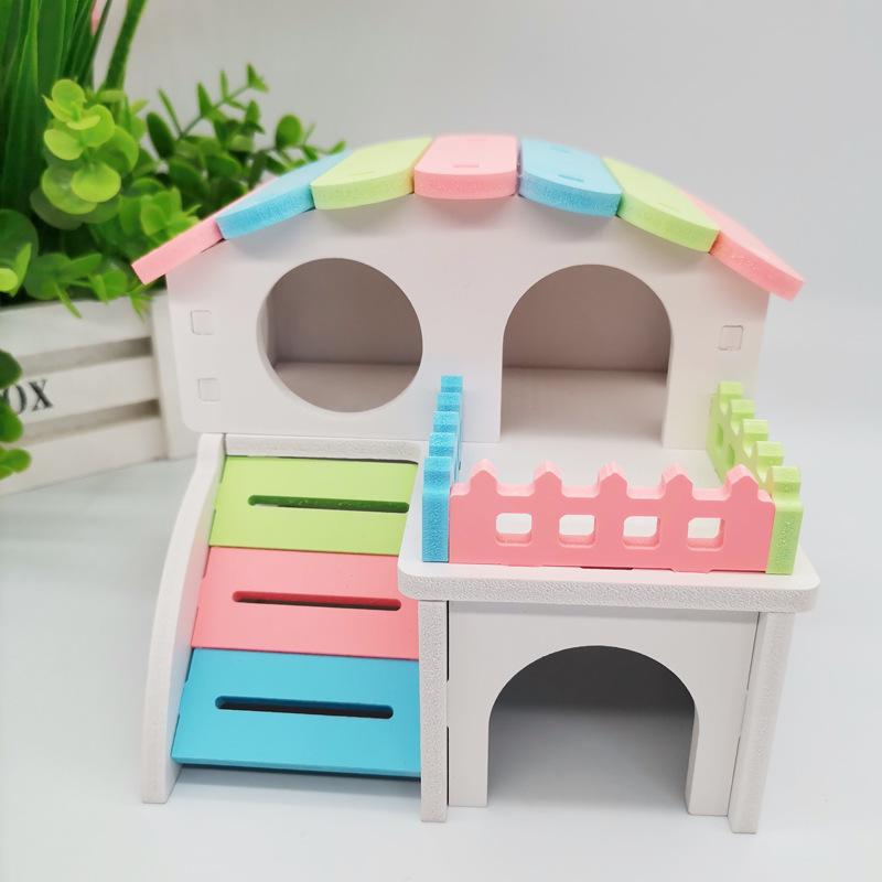 Hawaii Villa Hamster Nest Golden Bear Nest Sleeping House House House Sub Mini Hedgehog Nest Hamster Cage Toys